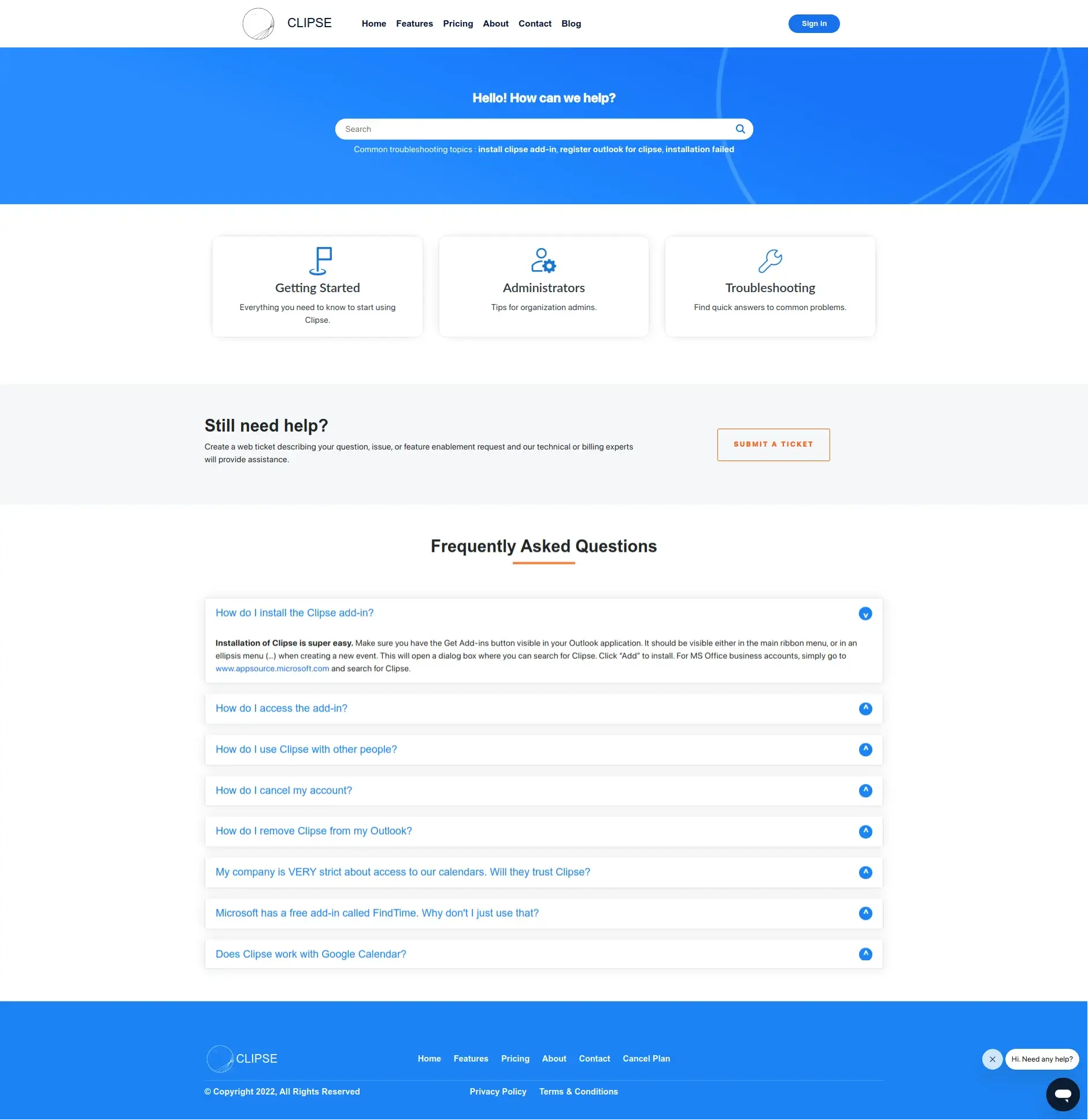 CLIPSE, Website design by QuantraLoop