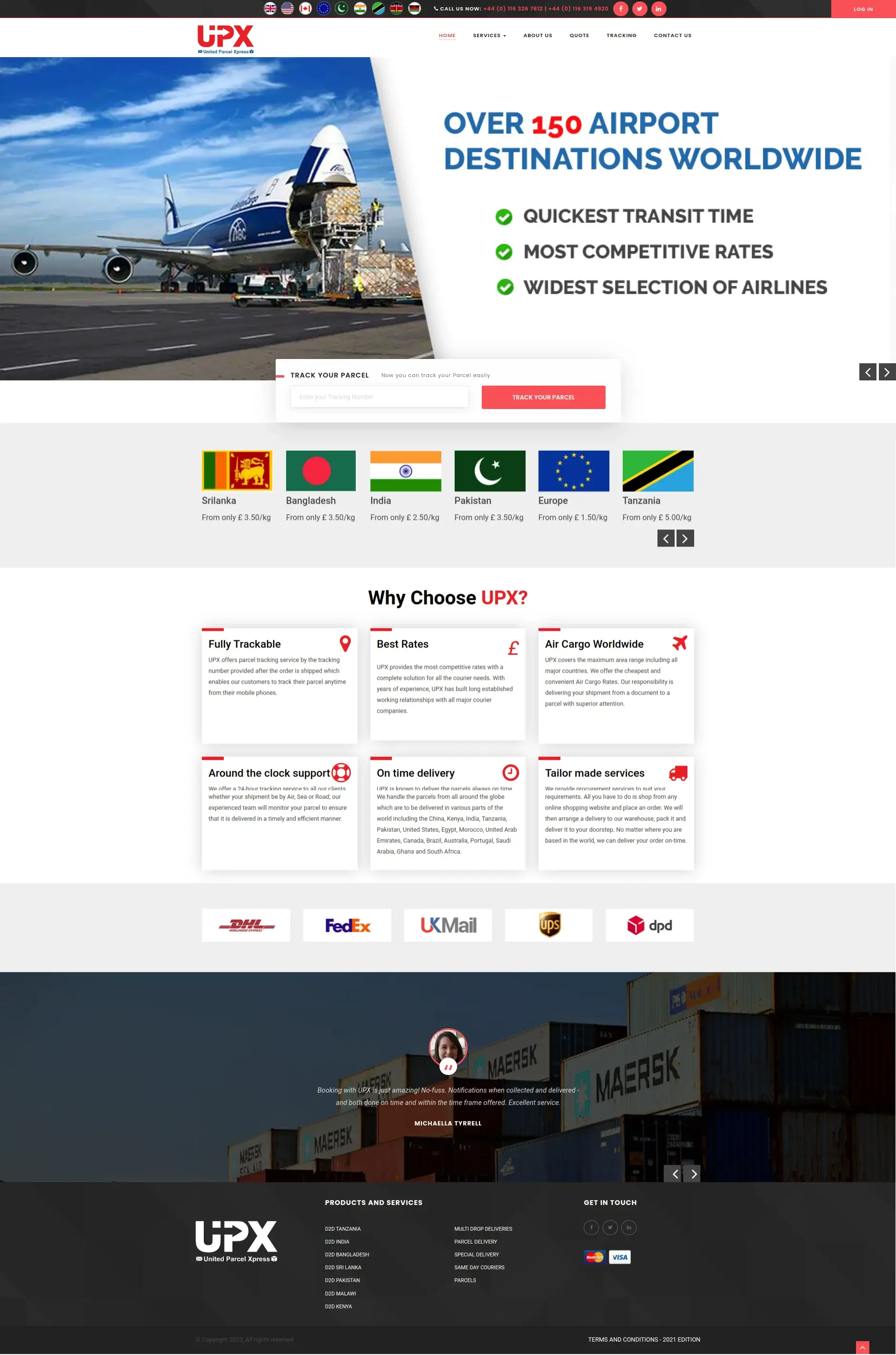 UPX, Website design by QuantraLoop