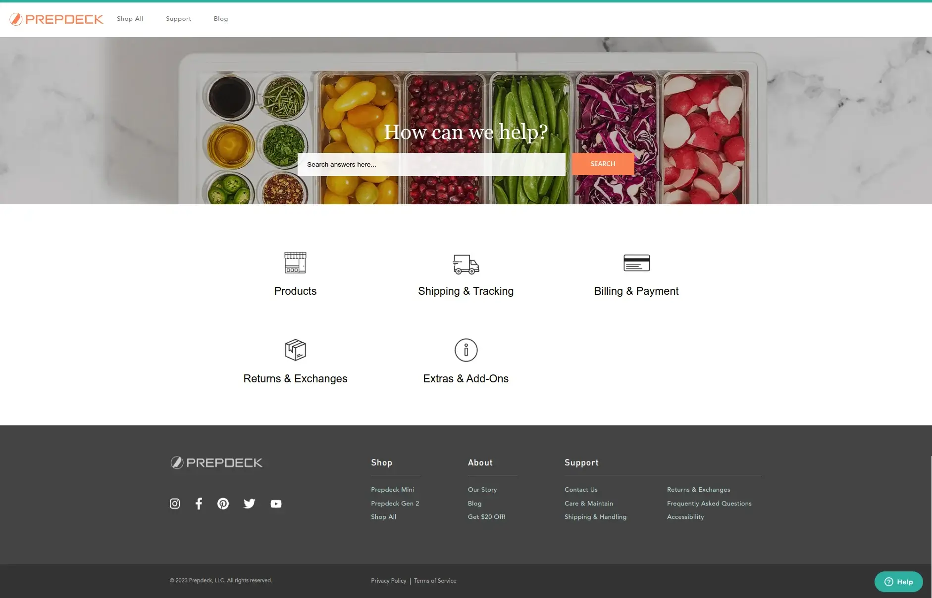 Prepdeck, Online Store design by QuantraLoop