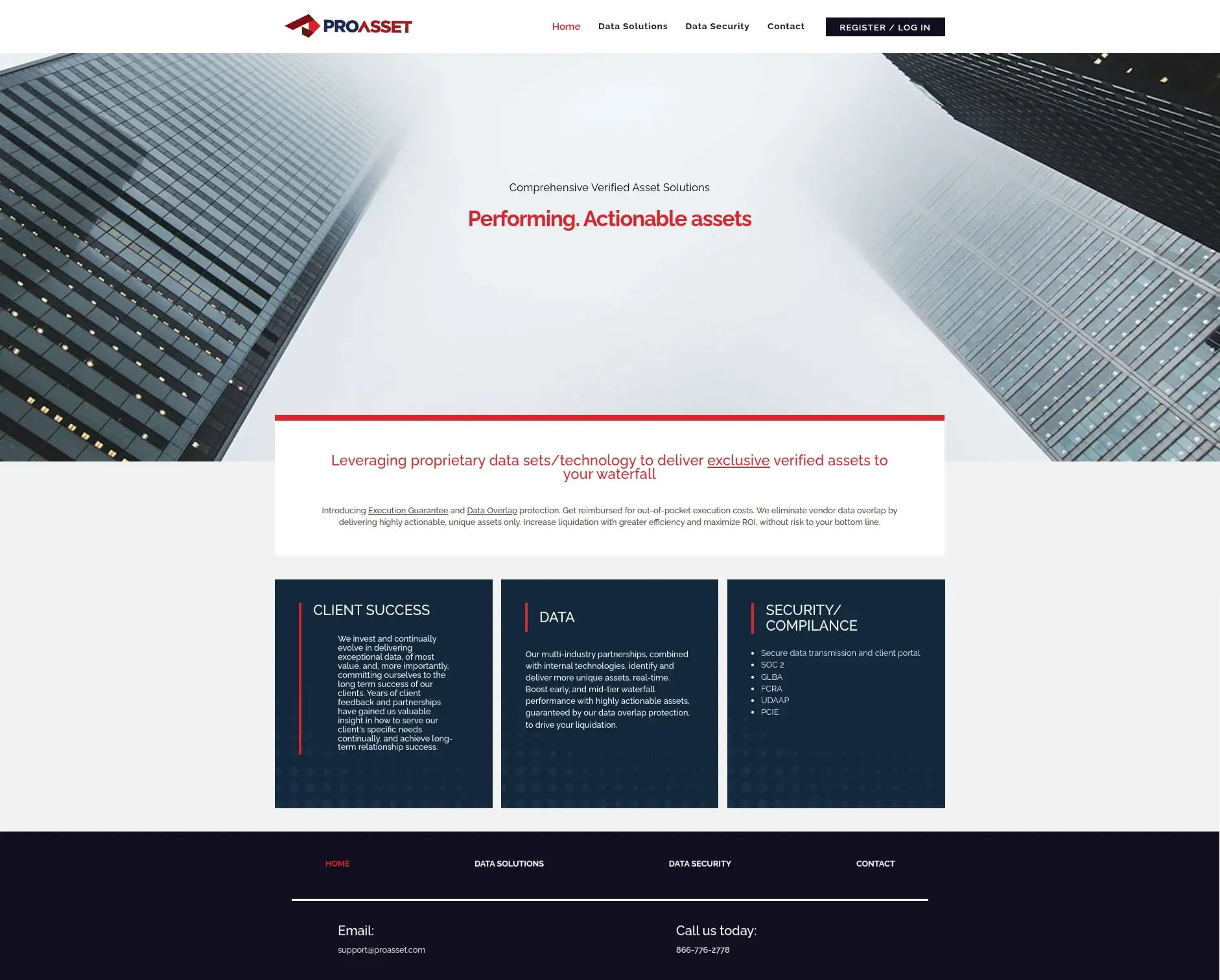 Pro Asset, Website design by QuantraLoop