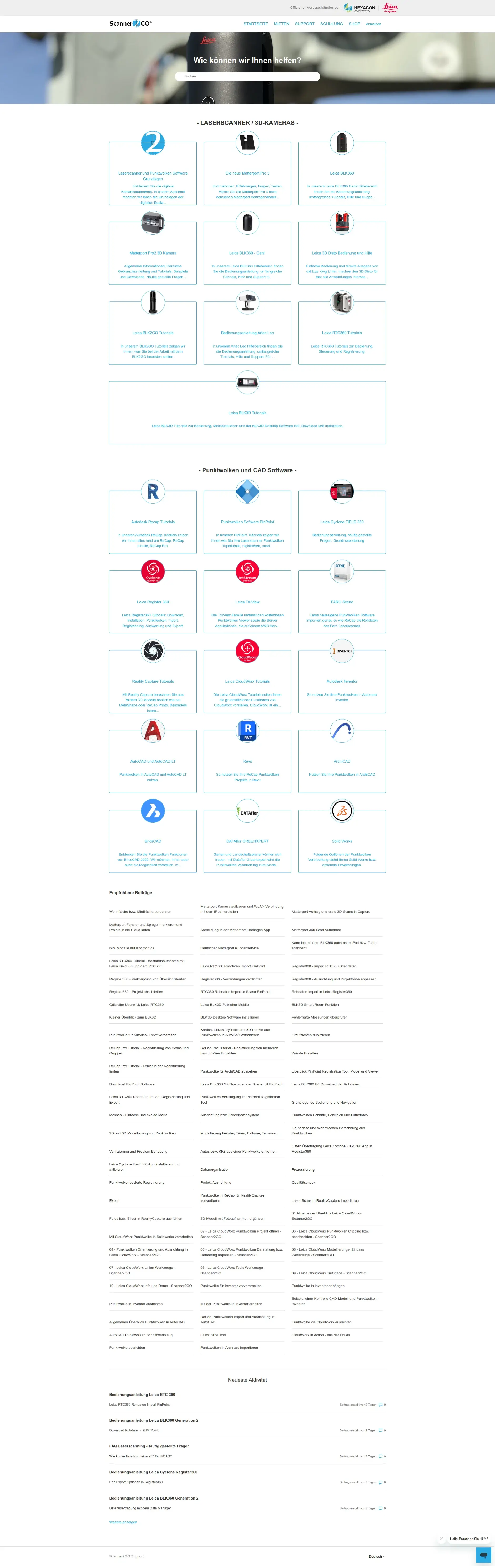 Scanner2GO, Help Center design by QuantraLoop
