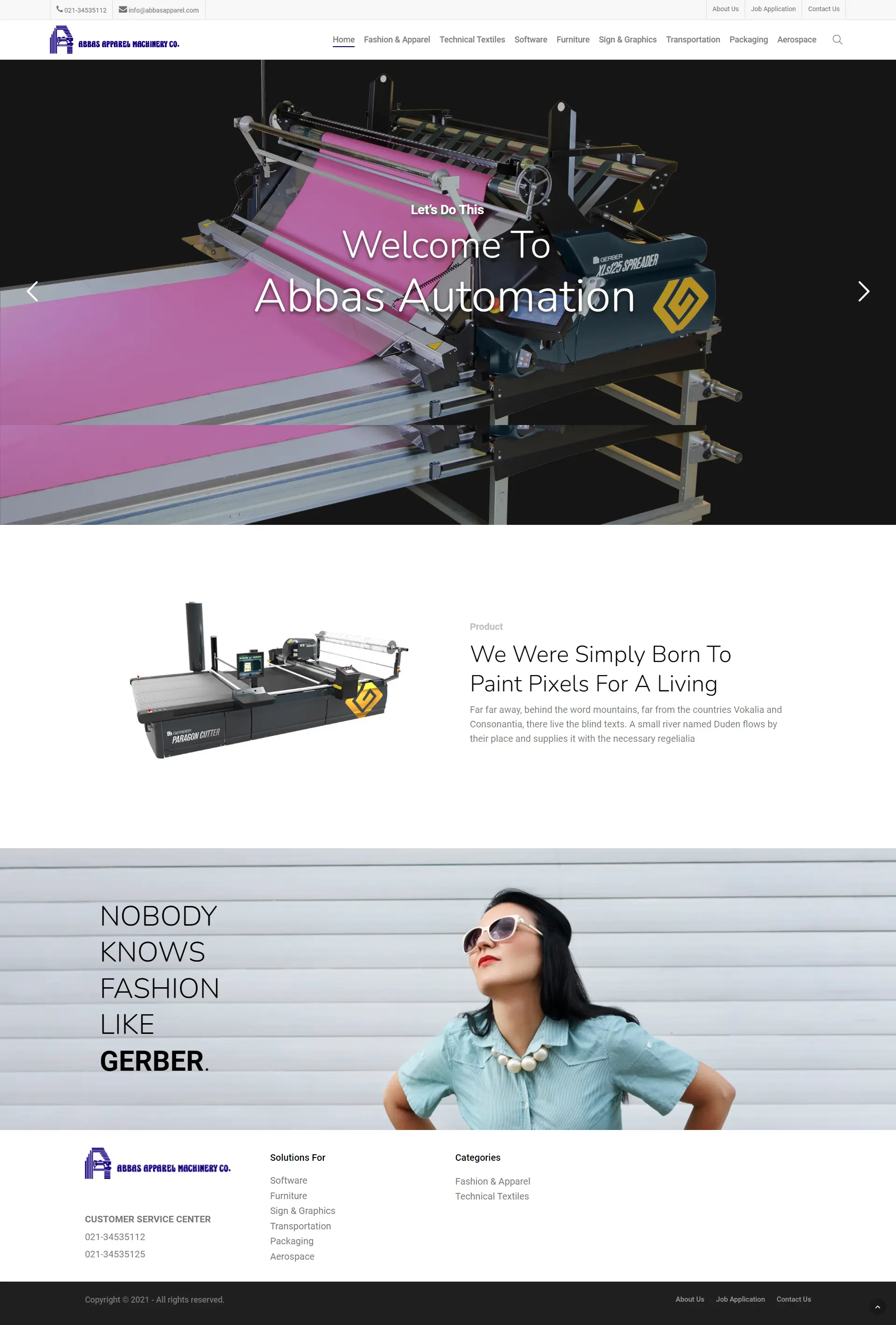 Abbas Auto, Website design by QuantraLoop