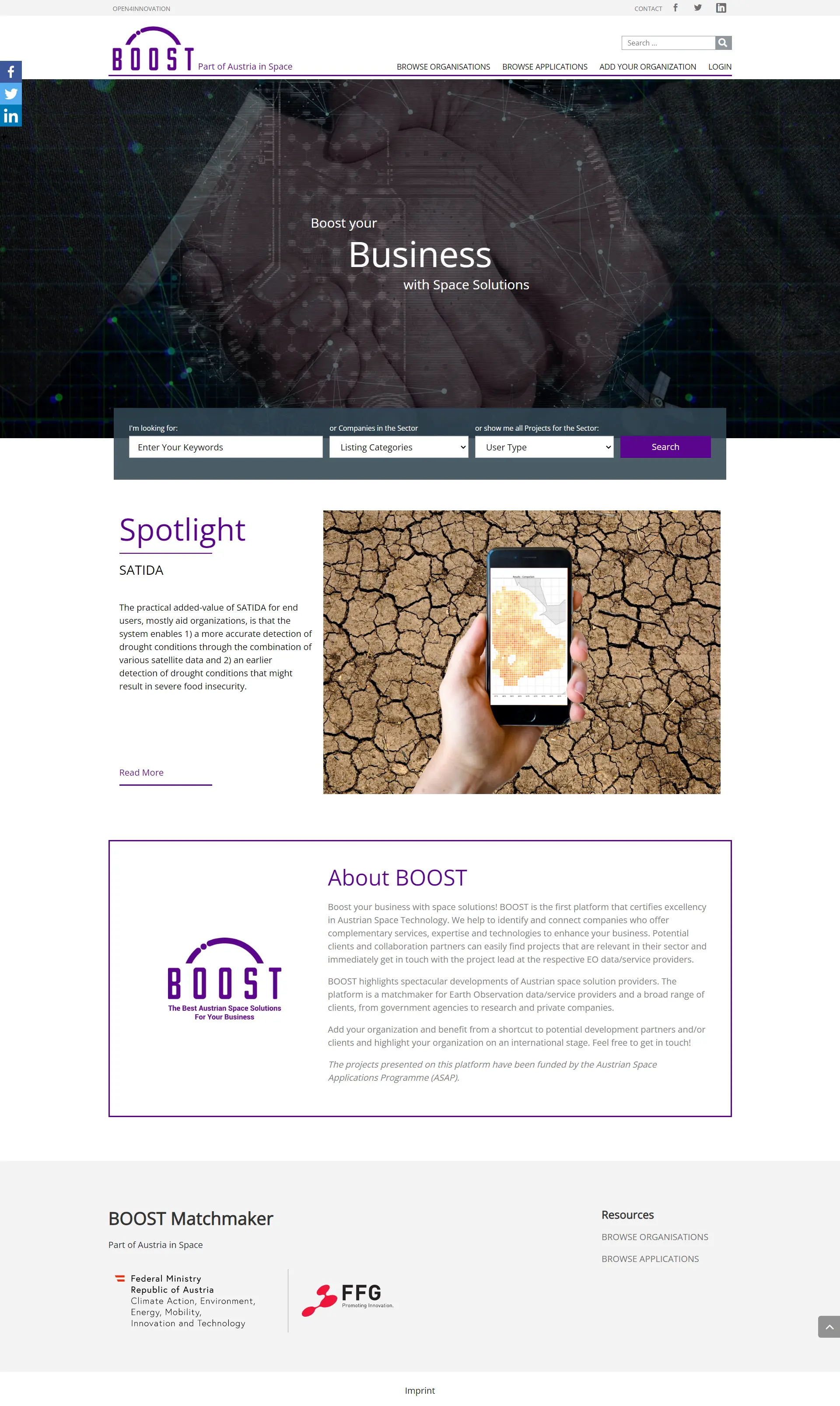 Boost Online, Website design by QuantraLoop